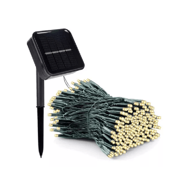 LUCES NAVIDEÑAS CON PANEL SOLAR